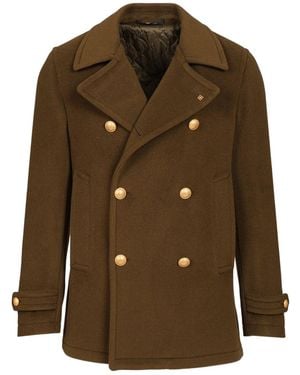 Tagliatore Double-Breasted Coa - Green