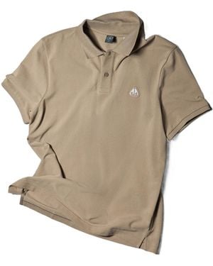 Moose Knuckles Everett Polo Shirt - Natural