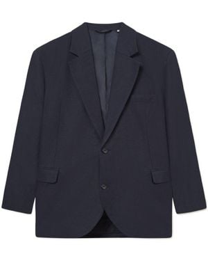 Les Deux James Linen Blazer - Blue