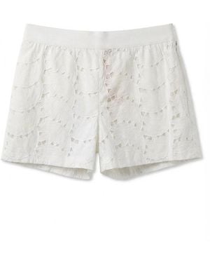 Max Mara Wide-Leg Shorts - White
