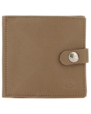 Il Bisonte Buttoned Wallet - Natural