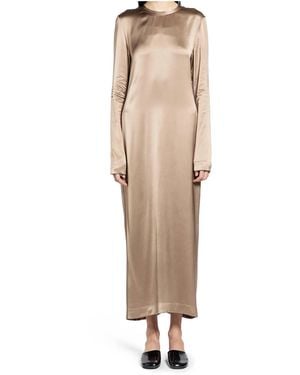 TOTEME Long-Sleeved Maxi Dress - Natural