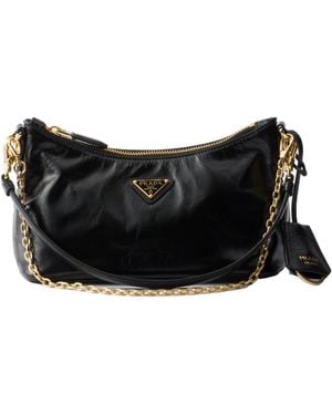 Prada Leather Mini-Bag - Black