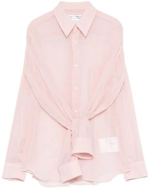 Comme des Garçons Tied Shirt - Pink