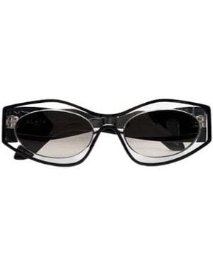 Alaïa Geometric Sunglasses - Black