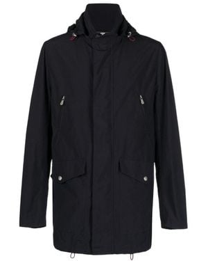 Brunello Cucinelli Zip-Up Hooded Jacket - Blue