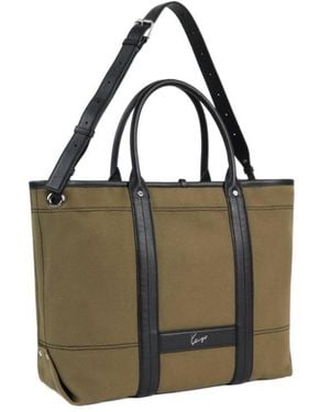 KENZO Utility' Reversible Large Tote Bag - Green