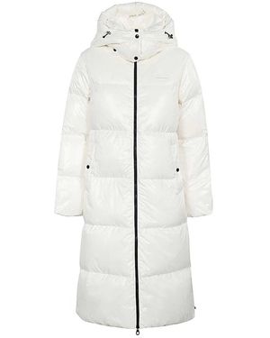 Duvetica Long-Sleeved Hooded Cotton-Padded Suit - White