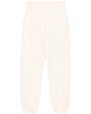 Pinko Elastic-Ankles Cotton Pants - White
