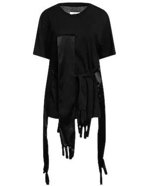 MM6 by Maison Margiela Minimalist Tee - Black