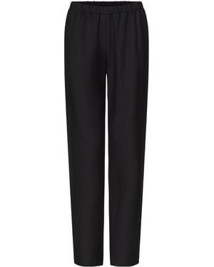 Loulou de Saison Scot Straight-Leg Trousers - Black