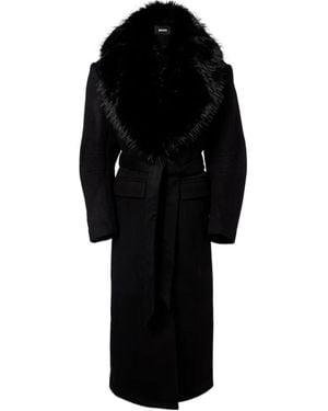 ROTATE BIRGER CHRISTENSEN Belted Coat - Black