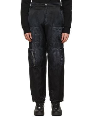 DIESEL Relaxed Cargo Trousers - Black