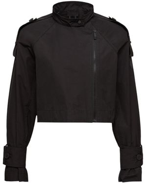 Moncler Asymmetrical Zip Jacket - Black
