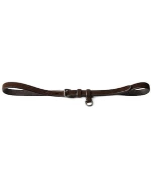 Prada Suede Belt - White