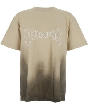 Purple Brand Textured Jersey Ss Tee - Green