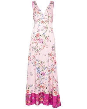 Liu Jo Long Flowery Dress - Pink