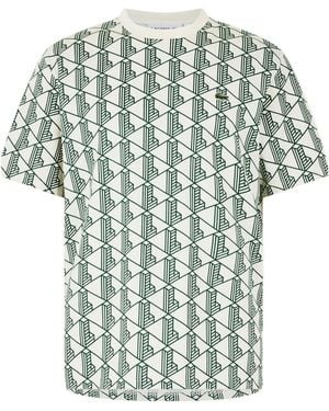 Lacoste All Over Print Mono T-Shirt - Green