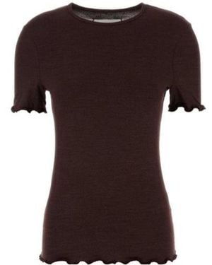Jil Sander Short-Sleeved Crewneck T-Shirt - Brown