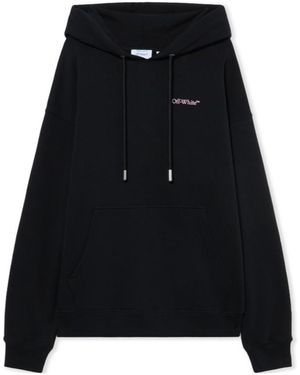 Off-White c/o Virgil Abloh Spray Arrow Logo Hoodie - Black