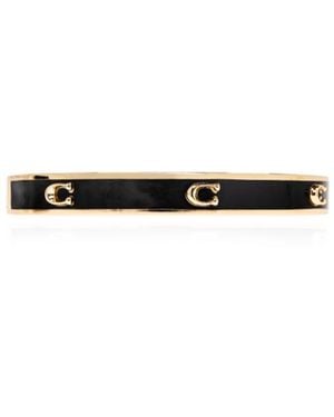 COACH Logo Detailed Bracelet - White
