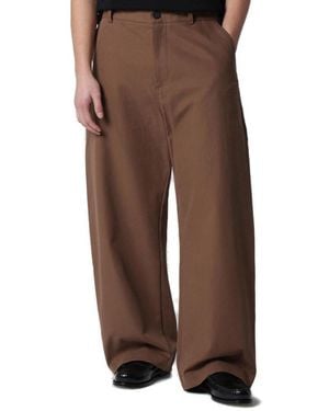 Studio Nicholson Bosworth Twill Trousers - Brown