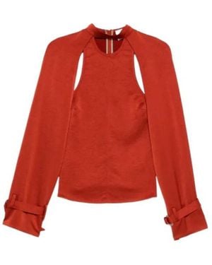 Nanushka Detachable Bolero Tank Top - Red