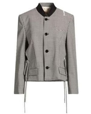 Marni Checkered Jacket - Gray