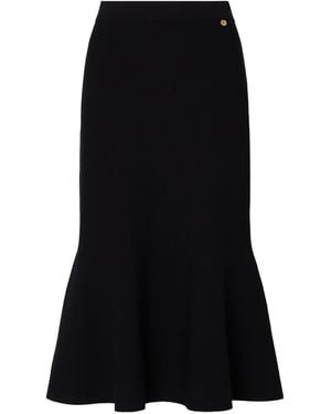 Liu Jo Knit Midi Skirt - Black