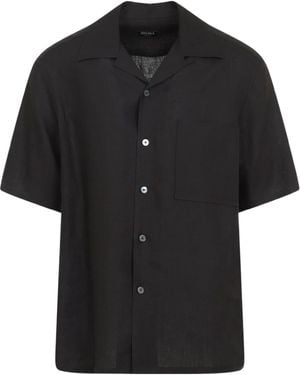 ZEGNA Short Sleeve Shirt - Black