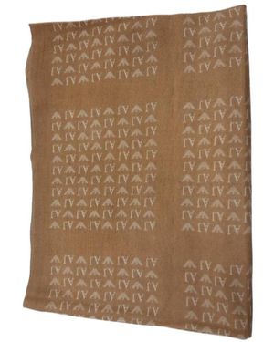Armani Jeans Logo Scarf - Brown
