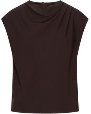 Agnona Sleeveless Top - Black