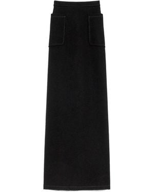 Max Mara Galosce Long Skirt - Black