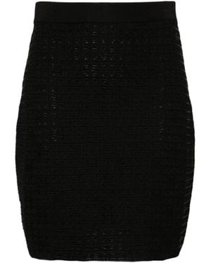 Givenchy Textured Mini Skirt - Black