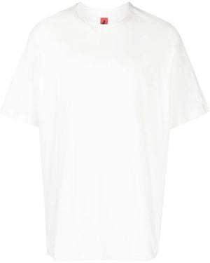 Ferrari T-Shirt With Round Neck And Short Sleeves - White
