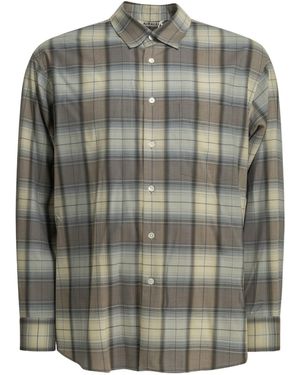 AURALEE Plaid Shirt - Green