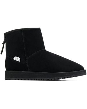 Suicoke Zipped Ankle Boots - Black