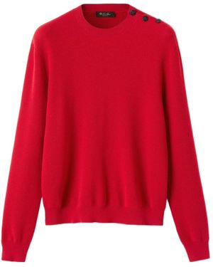 Loro Piana Sloop Crewneck - Red