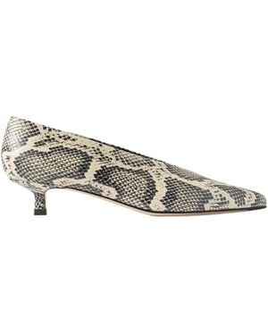 Aeyde Snake-Print High Heels - Multicolor