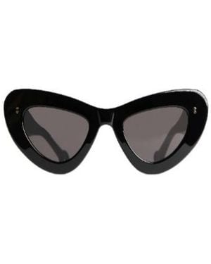 JW Anderson Jwa06 Butterfly-Frame Sunglasses - Black