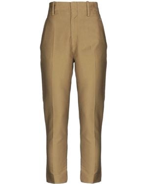 Isabel Marant High-Waist Minimal Tapered Pants - Natural