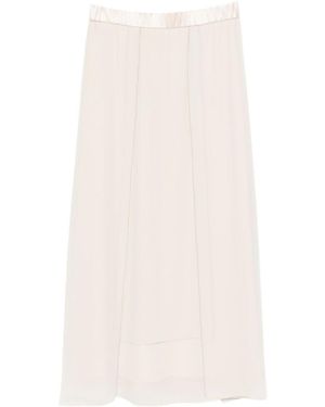 Peserico Long Skirt - White