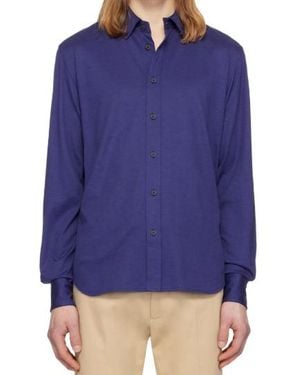 Tom Ford Logo Shirt - Blue