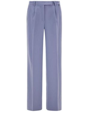 Herno Straight Trousers - Blue