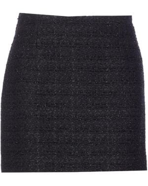 Tagliatore Tweed Mini Skirt - Blue
