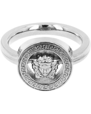 Versace Medusa '95 Embellished Ring - White