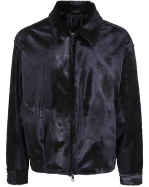 Giorgio Brato Horse Hair Jacket - Black