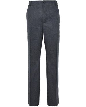 Moncler Straight-Leg Casual Pants - Blue