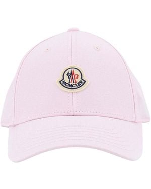 Moncler Logo Hat - Pink