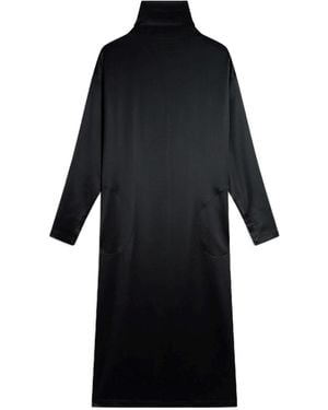 Phoebe Philo Tie Neck Dress - Black